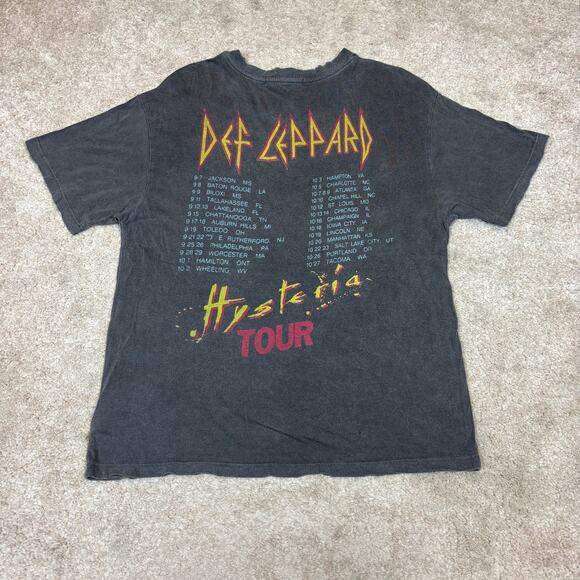 Daydreamer Free People Def Leppard T Shirt Women's Small Band Tees Retro - Picture 3 of 11